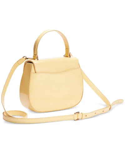 Sam Edelman Loraine Small Leather Top Handle Crossbody In Yellow
