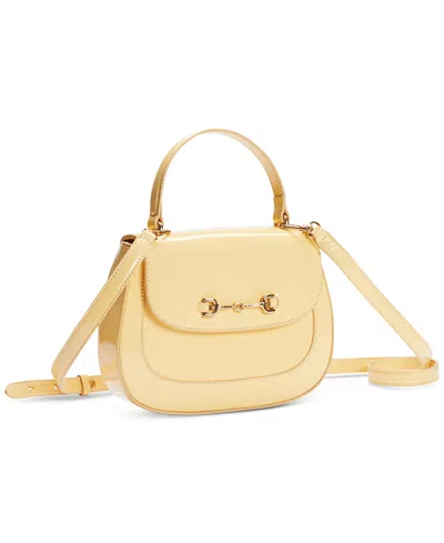 Sam Edelman Loraine Small Leather Top Handle Crossbody In Yellow