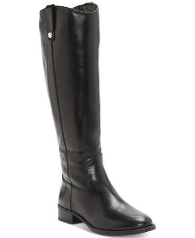 Inc International Concepts Women's Fawne Extra Wide-calf Boots, Macy's Exclusive In Black