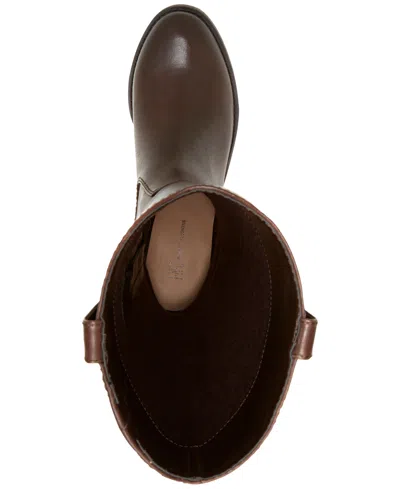 Inc International Concepts Women's Fawne Extra Wide-calf Boots, Macy's Exclusive In Brown