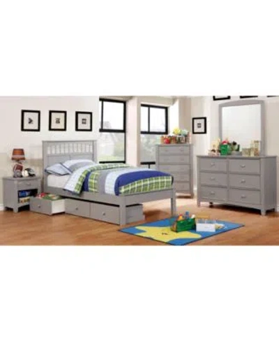 Furniture Of America Randy Transitional Nightstand Collection In Red