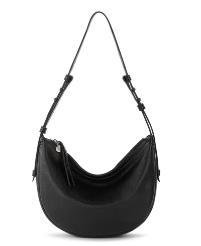 The Sak Tess Leather Medium Shoulder Bag In Black