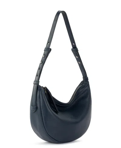 The Sak Tess Leather Medium Shoulder Bag In Blue