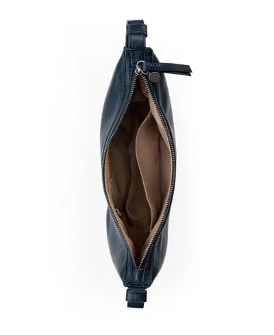 The Sak Tess Leather Medium Shoulder Bag In Blue