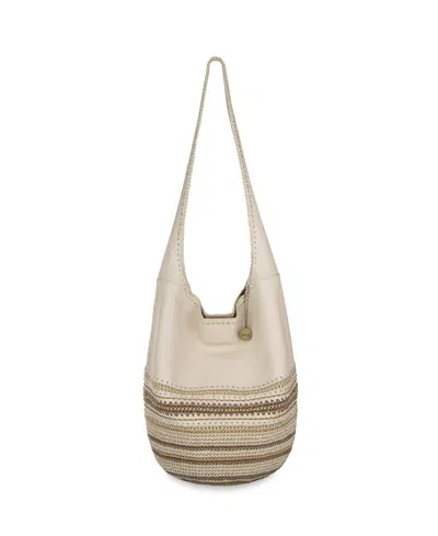The Sak 120 Leather Small Hobo Bag In Neutral