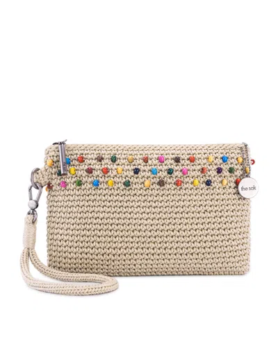 The Sak Vita Crochet Zip Top Wristlet