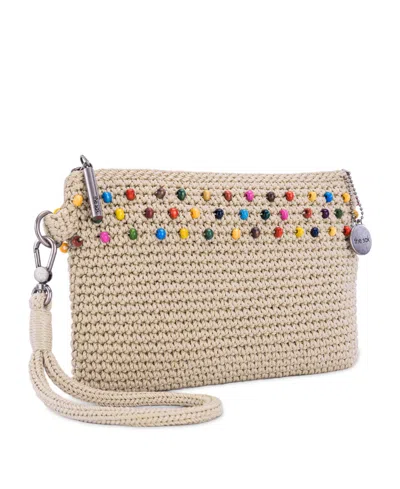 The Sak Vita Crochet Zip Top Wristlet