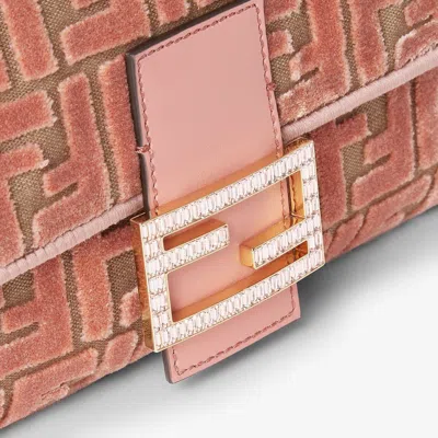 Fendi Macaron Colored Fabric Bag In Orange