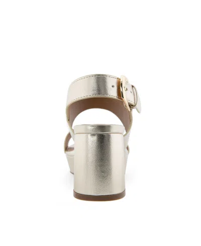 Aerosoles Camilia Platform Sandal In Gold