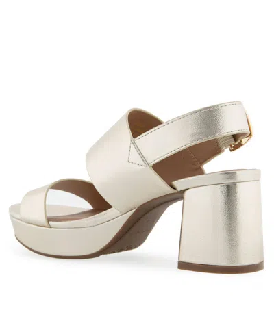 Aerosoles Camilia Platform Sandal In Gold