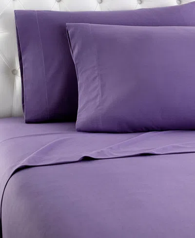 Shavel Micro Flannel Solid 4-pc Sheet Set, King In Purple
