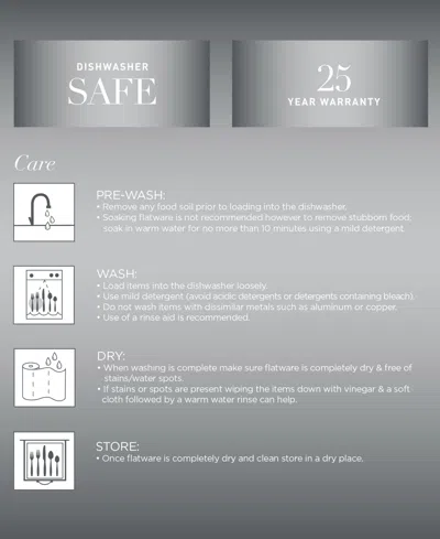 Cambridge Silversmiths Beacon Two Tone Black-gold Satin 20-piece Flatware Set, Service For 4