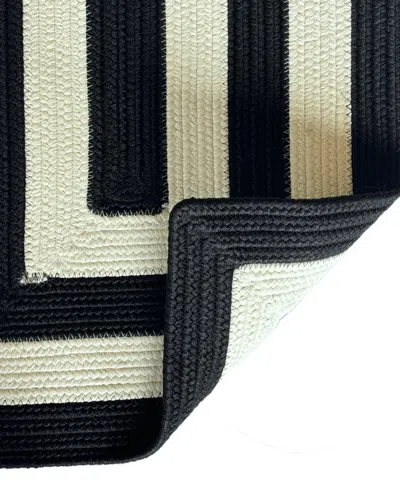 Capel Timeless Indoor/outdoor 0160 Concentric 2'x3' Area Rug In Black