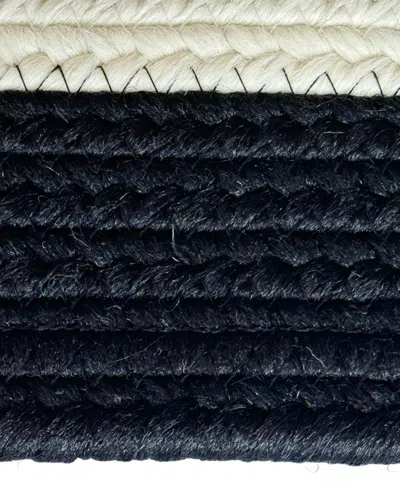 Capel Timeless Indoor/outdoor 0160 Concentric 3'x5' Area Rug In Black