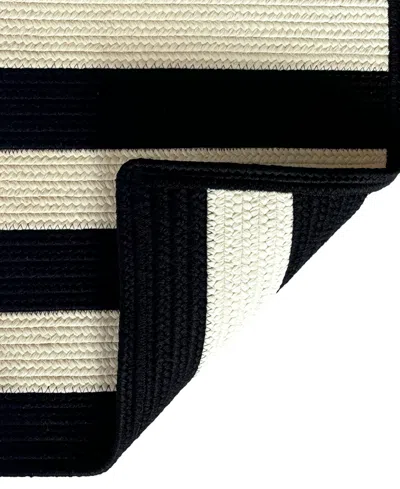 Capel Timeless Indoor/outdoor 0160 Cross Sewn 3'x5' Area Rug In Black