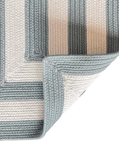 Capel Timeless Indoor/outdoor 0160 Concentric 4'x6' Area Rug In Blue