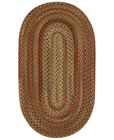 Capel Homecoming Oval Braid 7' X 9' Area Rug In Transparent