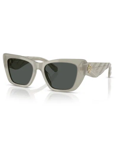 Tory Burch Women's Large Sunglasses, Ty7216u In Gray