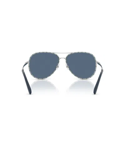 Tory Burch Woman Sunglass Ty6114 In Navy Blue