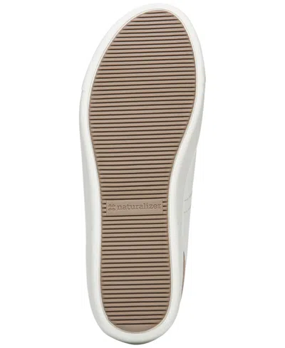 Naturalizer Morrison Lace Up Sneakers In White