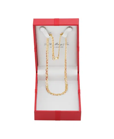 Italian Gold Lightweight Polished Mariner Link 18" Chain Necklace (5.5mm) In 14k Gold In Gold
