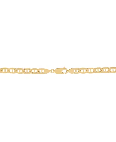 Italian Gold Lightweight Polished Mariner Link 22" Chain Necklace (5.5mm) In 14k Gold In Gold