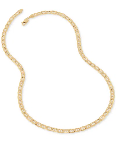 Italian Gold Lightweight Polished Mariner Link 22" Chain Necklace (5.5mm) In 14k Gold In Gold