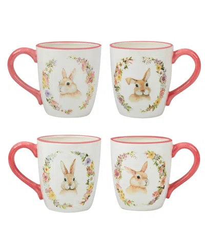 Certified International Easter Garden 5.75" Assorted Mugs, Set Of 4 In Multi