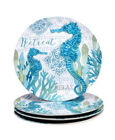 Certified International Beachcomber 12-pc. Dinnerware Set In Blue