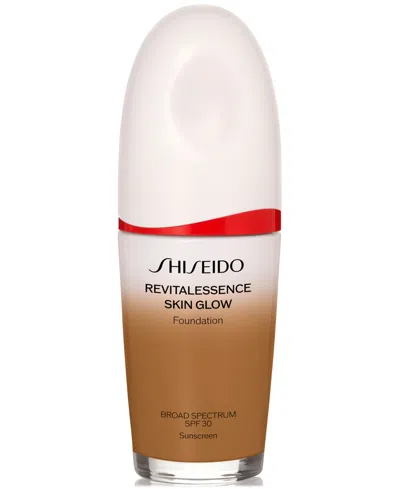 Shiseido Revitalessence Skin Glow Foundation Spf 30 In Brown