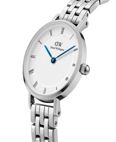 Daniel Wellington Unisex Analog Silver-tone Stainless Steel Watch, 28mm In Metallic