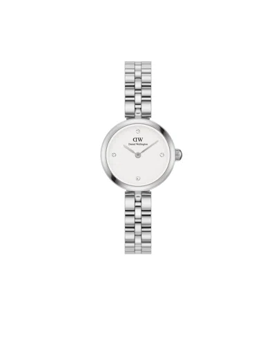 Daniel Wellington Unisex Analog Silver-tone Stainless Steel Watch, 22mm In Silver