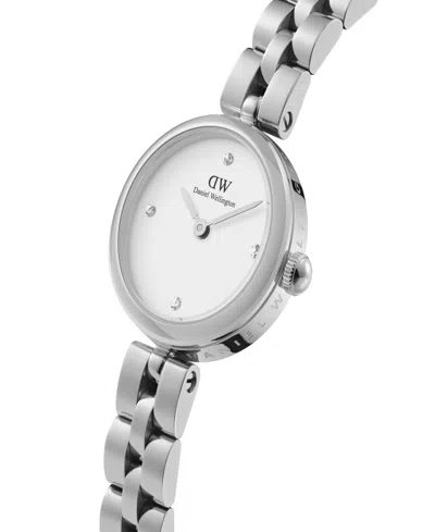 Daniel Wellington Unisex Analog Silver-tone Stainless Steel Watch, 22mm In Silver