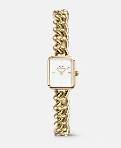 Daniel Wellington Women's Analog Gold-tone Stainless Steel Watch, 16mm In Gold