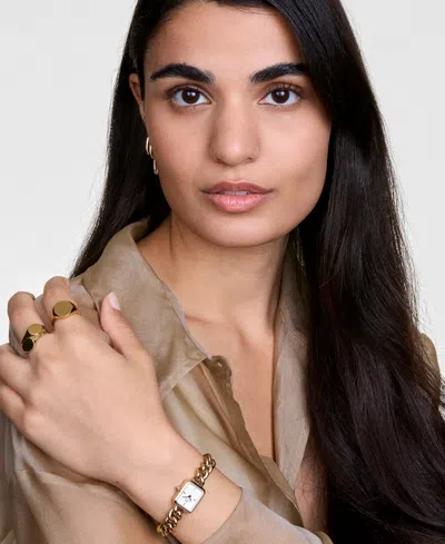 Daniel Wellington Women's Analog Gold-tone Stainless Steel Watch, 16mm In Gold