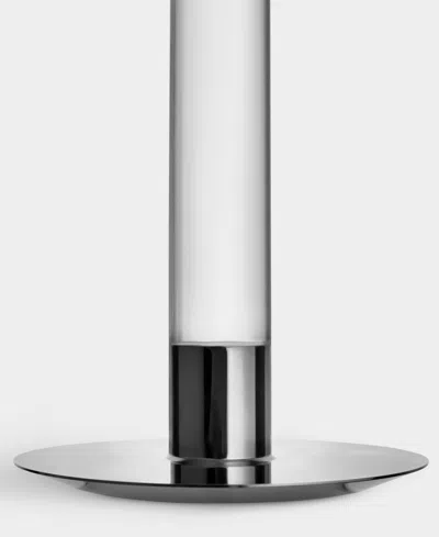 Orrefors Lumiere Medium Candlestick In Silver