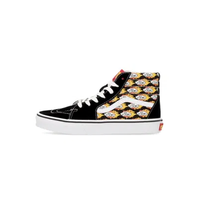 Vans High Shoe Child Sk8-hi (flame Logo Repeat) Black/flaming  In Multi