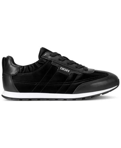 Dkny Fahn Lace Up Sneaker In Brown