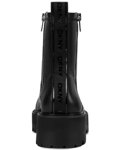 Dkny Balthild Lug Sole Bootie In Black