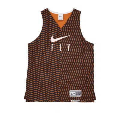 Nike Women's Basketball Type Tank Top Standard Issue Basketball Jersey Monarch/black/sail In Orange