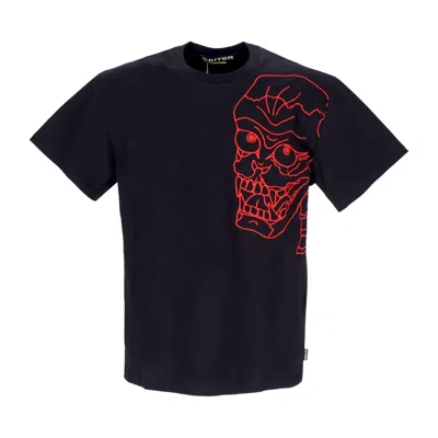 Iuter Men's Skull Tee T-shirt Black/red In Black