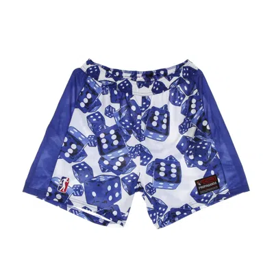 Propaganda Men's Basketball Shorts Dice Basket Shorts Blue/white In Multi