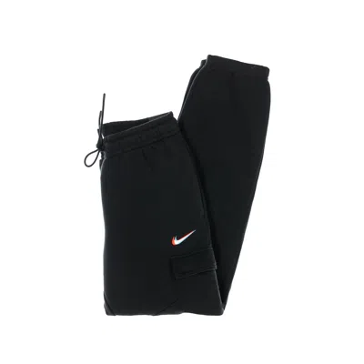 Nike Women's Fleece Tracksuit Pants W Sportswear Cargo Loose Pant Black In Black