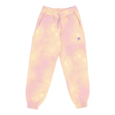 Adidas Originals Women's Lightweight Tracksuit Pants All Over Print Jogger Bliss Lilac/almost Yellow In Pink