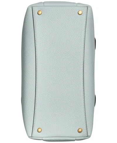 Donna Karan Amagansett Soft-rolled Leather Satchel With Sculpted Magnet Closure In Blue