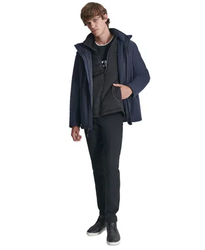 Dkny Men's 3-in-1 Systems Jacket In Blue