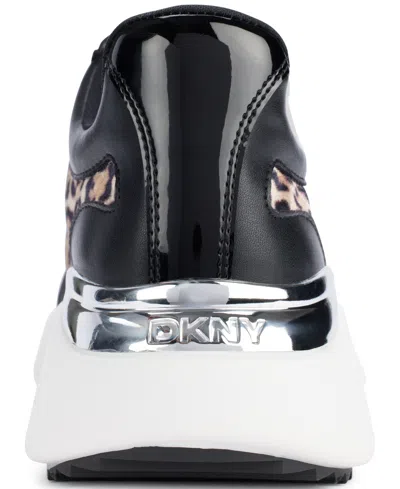 Dkny Women's Zacata Zip Sneakers In Black