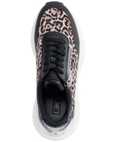 Dkny Women's Zacata Zip Sneakers In Black