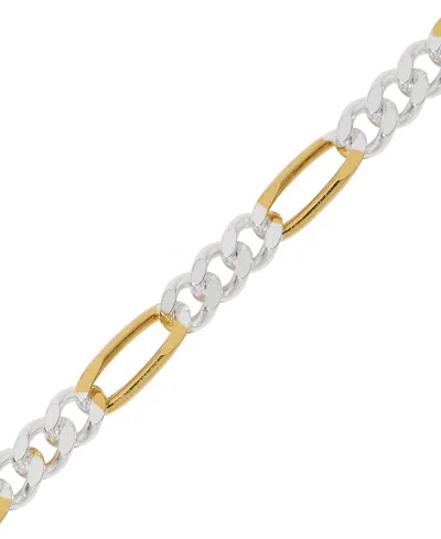 Giani Bernini Thin Figaro Chain Ankle Bracelet In 18k Gold-plated Sterling Silver, Created For Macy's In Gold
