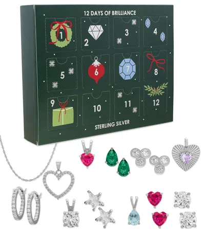 Macy's 12-pc. Advent Calendar Multi-stone Jewelry Set In Multi